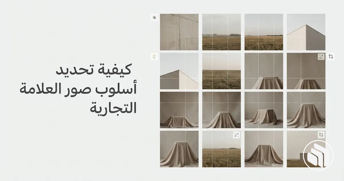 أسلوب صور العلامة التجارية باتجاه فوتوغرافي وبصري متسق