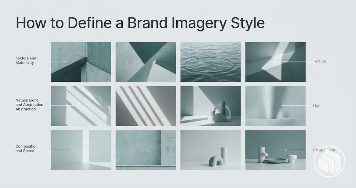 Brand imagery style showing consistent photographic and visual direction