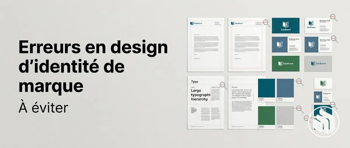 Exemples d’erreurs courantes en design d’identité de marque