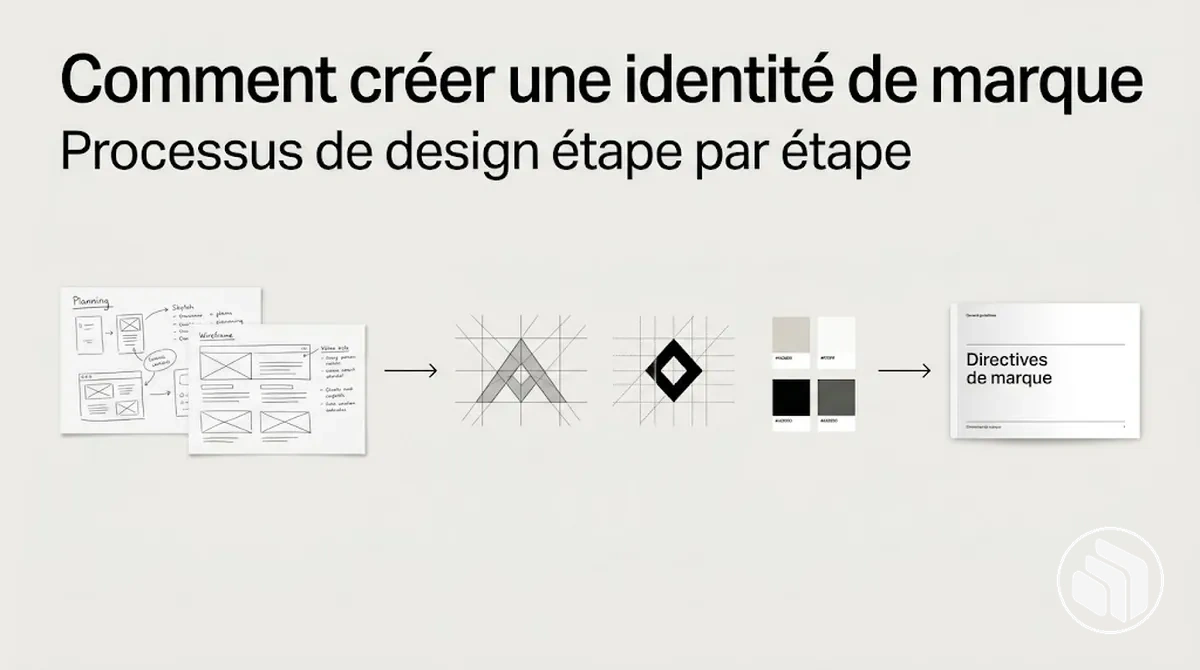 Processus de design d’identité de marque étape par étape, de la planification à la charte de marque