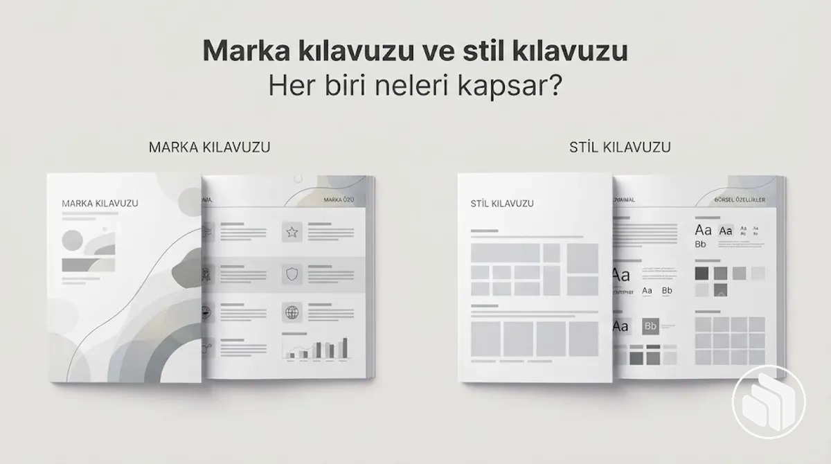 Marka kılavuzu ile stil kılavuzunun karşılaştırması